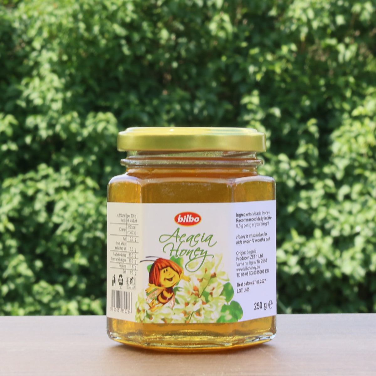 Bilbo rauwe Acaciahoning • 250 g