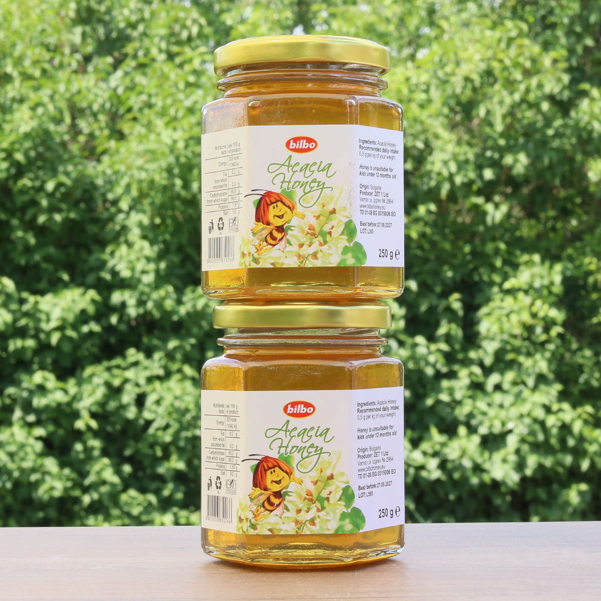 Bilbo rauwe Acaciahoning • 250 g