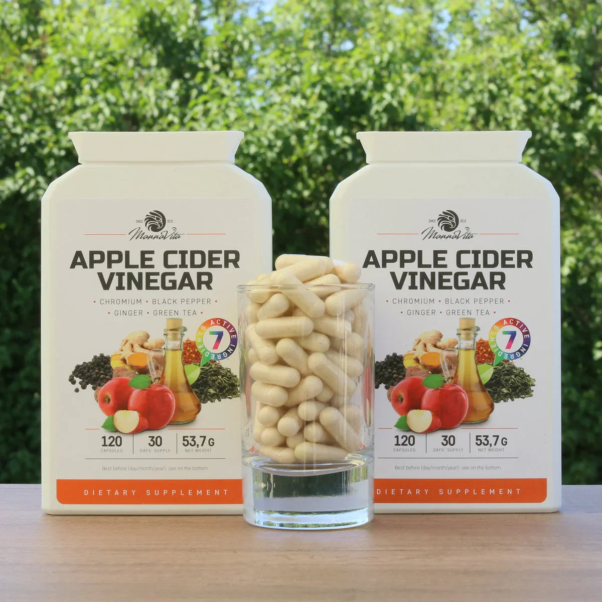 Mannavita Apple Cider Vinegar complex with Chromium • 120 capsules - Mannavita