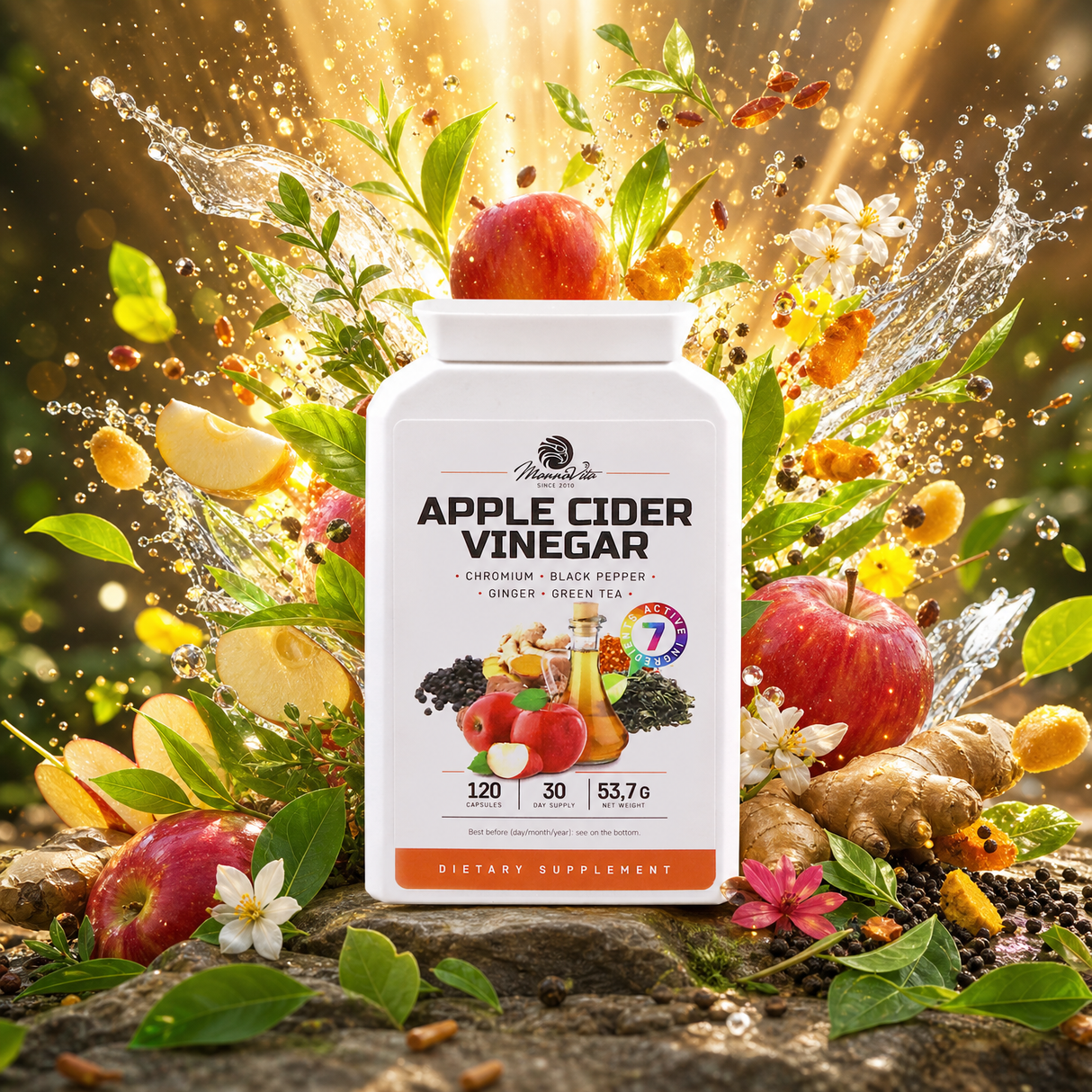 Mannavita Appelazijncomplex met Chroom • 120 capsules