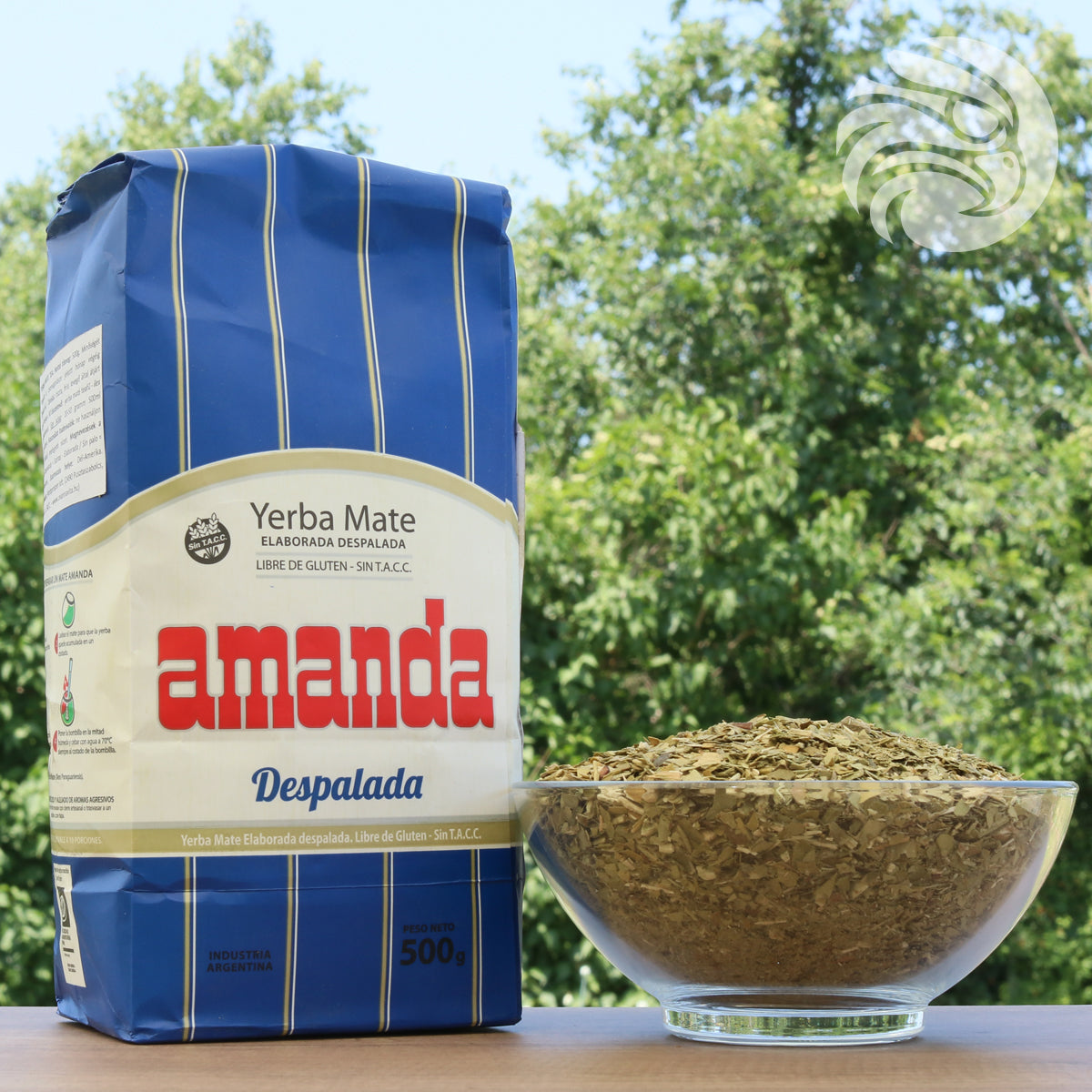 Amanda yerba mate-thee • Zonder stelen - Sin palo • 500 g