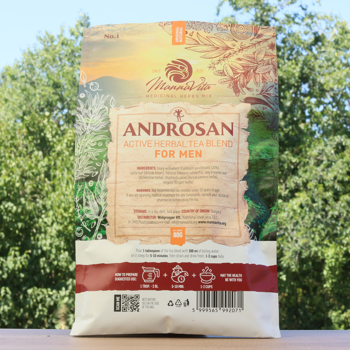 ANDROSAN actieve kruidentheemelange voor mannen • 80g