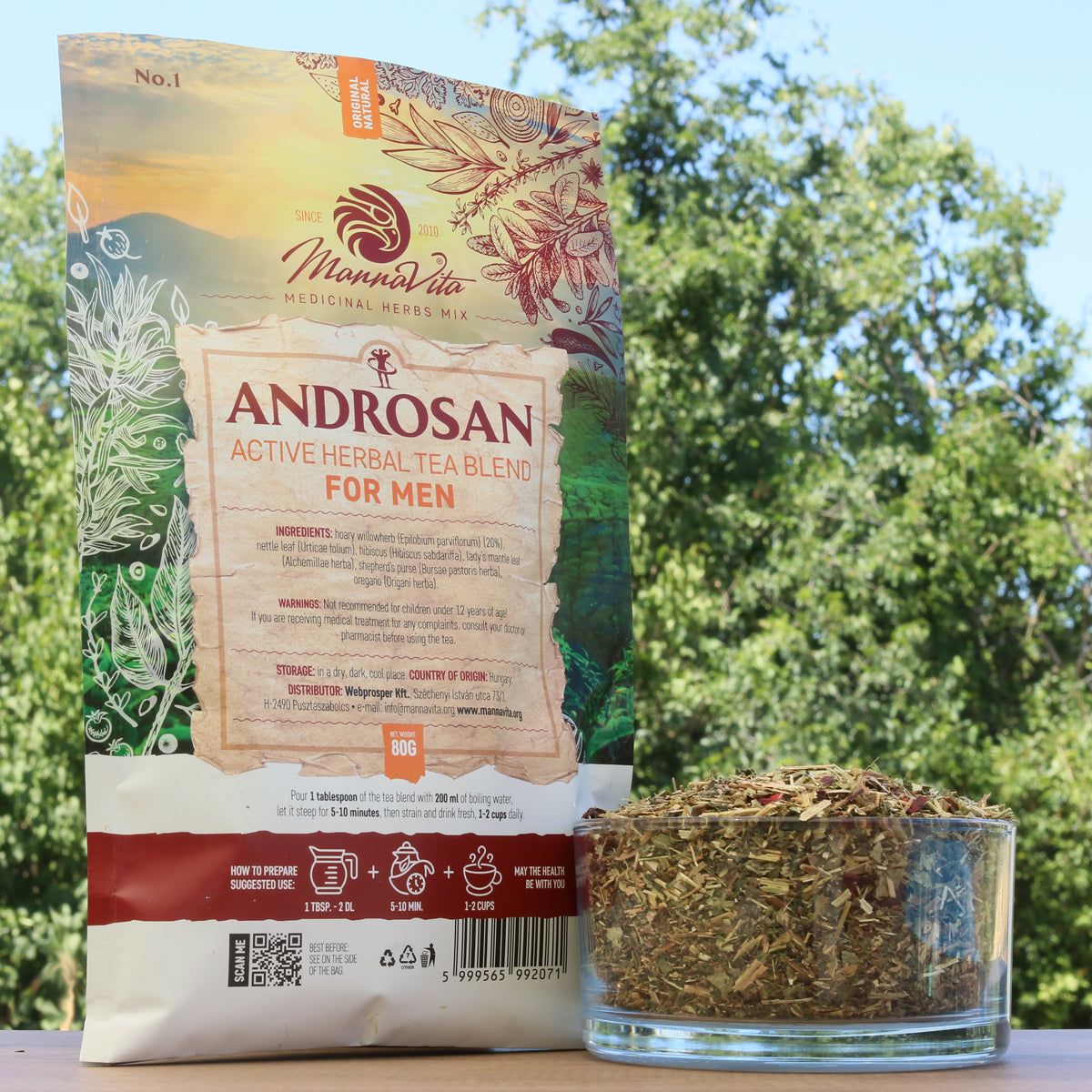 ANDROSAN actieve kruidentheemelange voor mannen • 80g