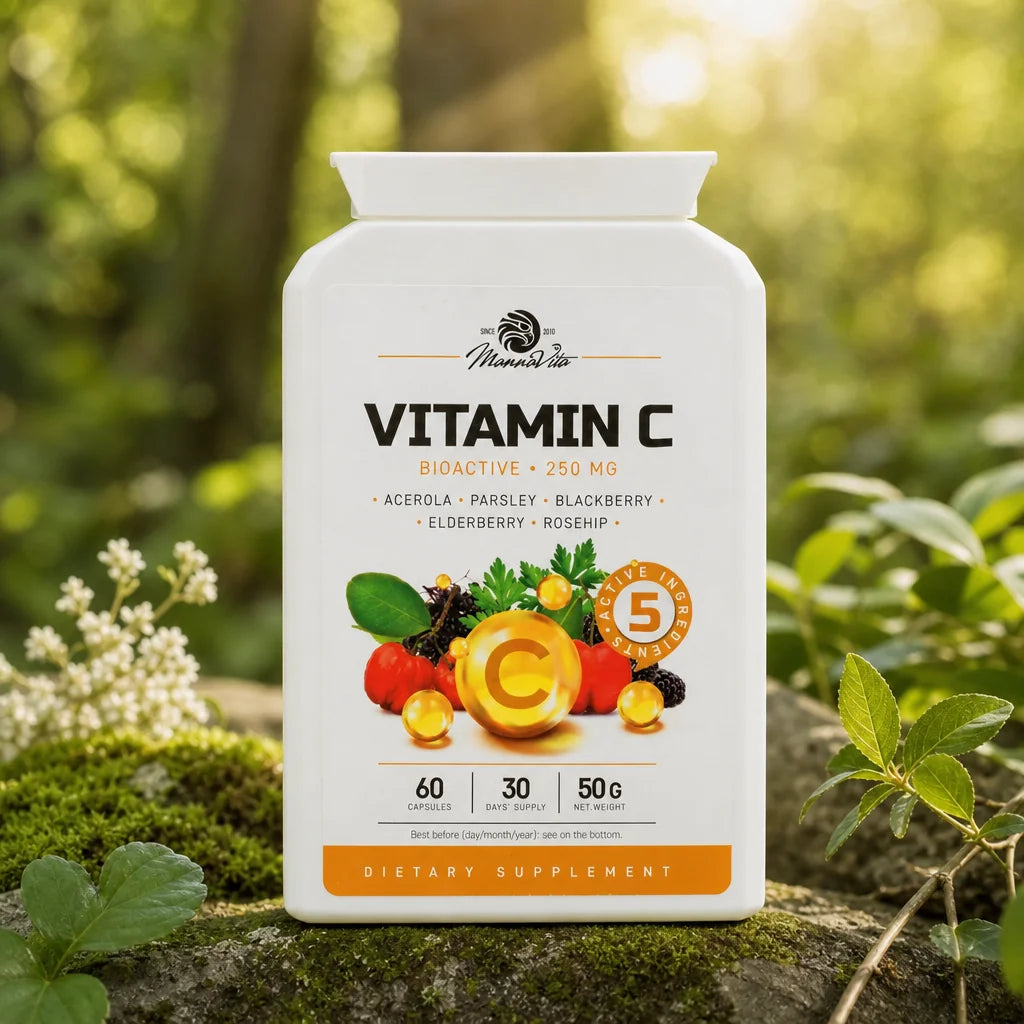 Mannavita Vitamine C-complex • 250 mg bioactief • 60 capsules