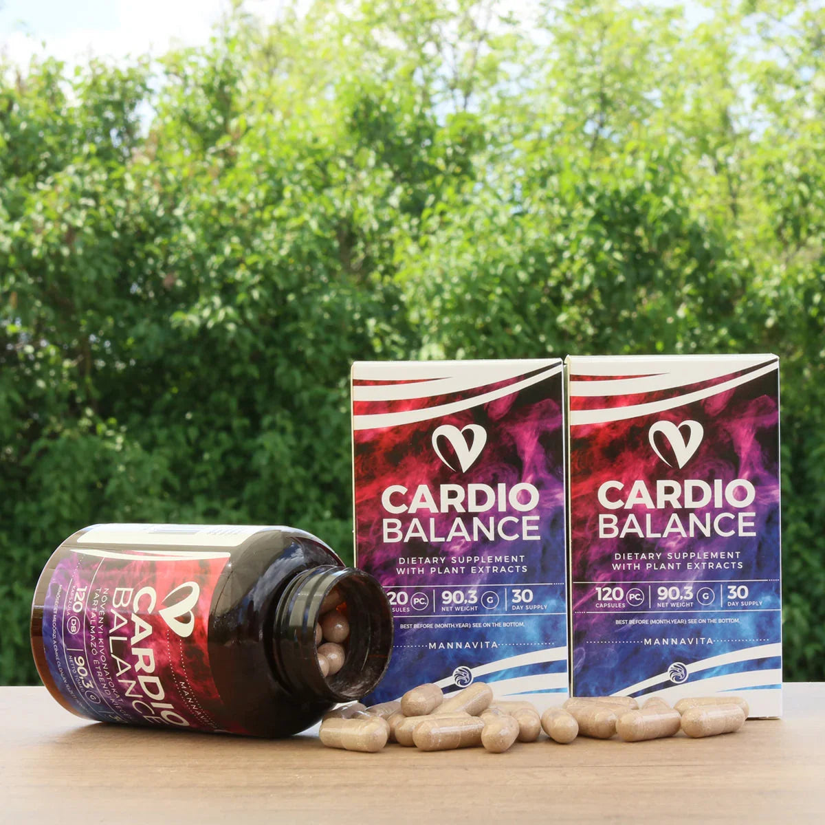 CARDIO Balance blood pressure complex • 120 capsules - Mannavita