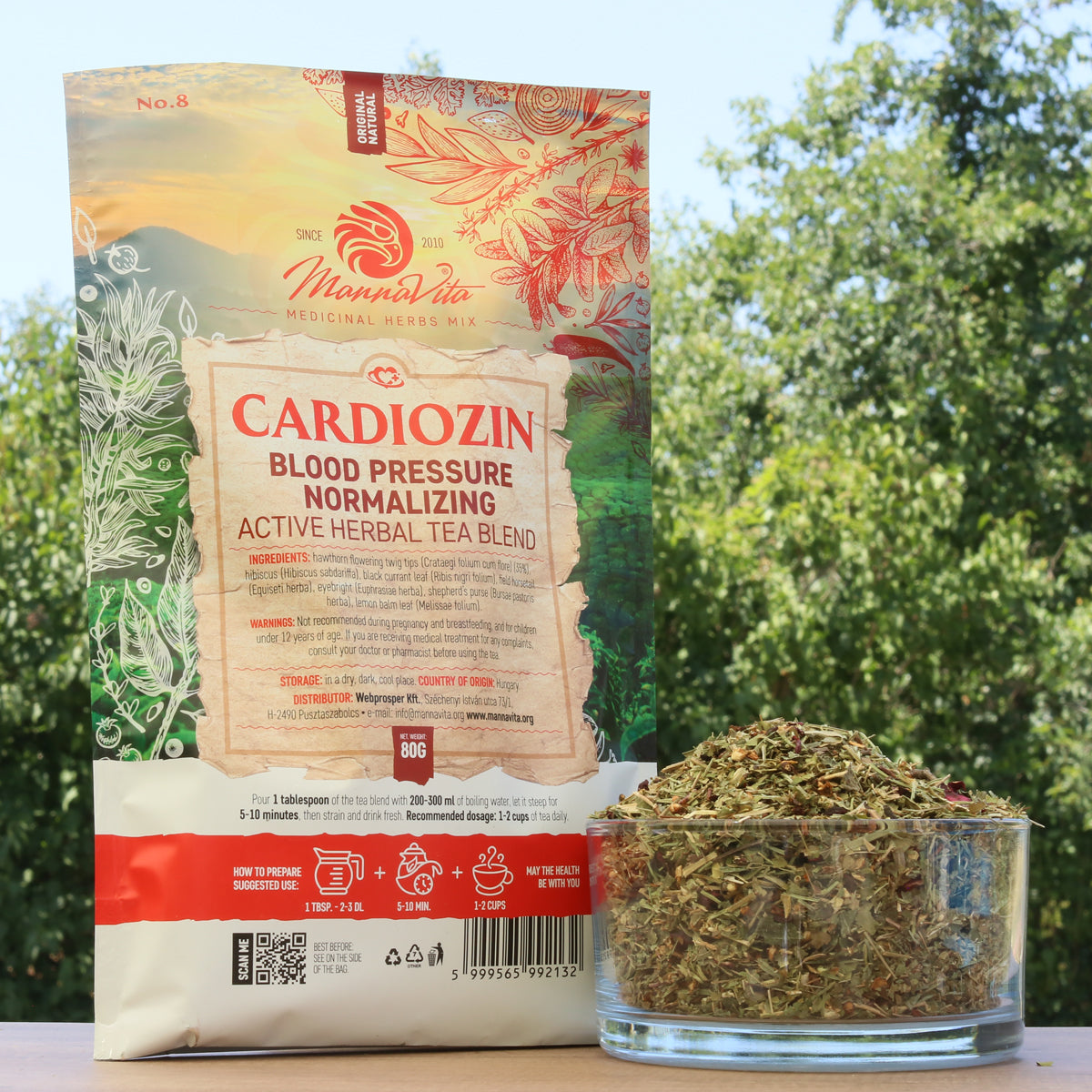 CARDIOZIN bloeddruk-normaliserende actieve kruidentheemelange • 80g