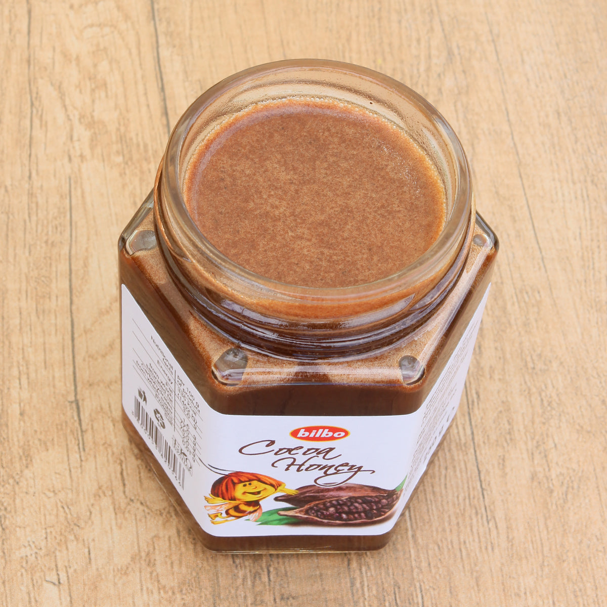 Bilbo rauwe cacaohoning • 250 g
