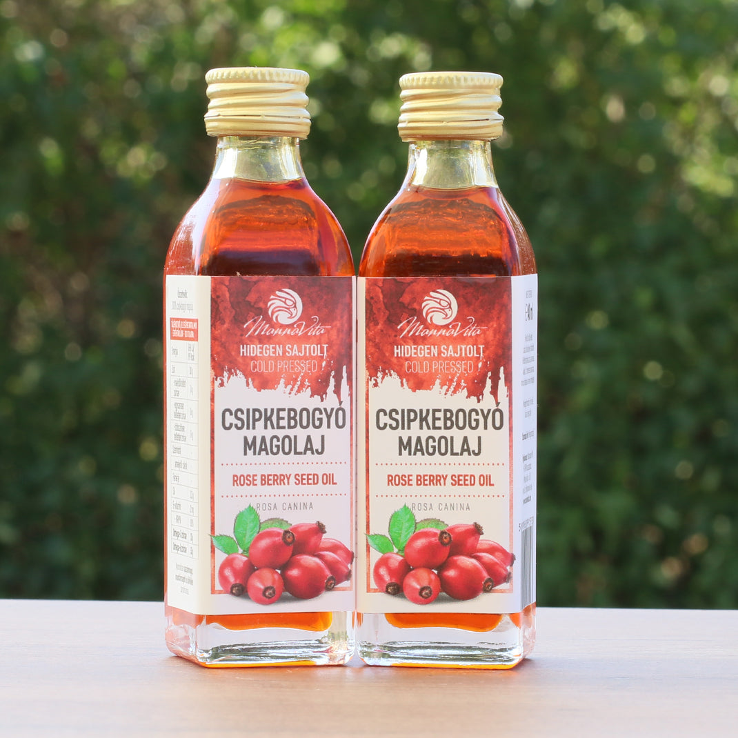 Mannavita Hongaars koudgeperste rozenbottelzaadolie • 40 ml