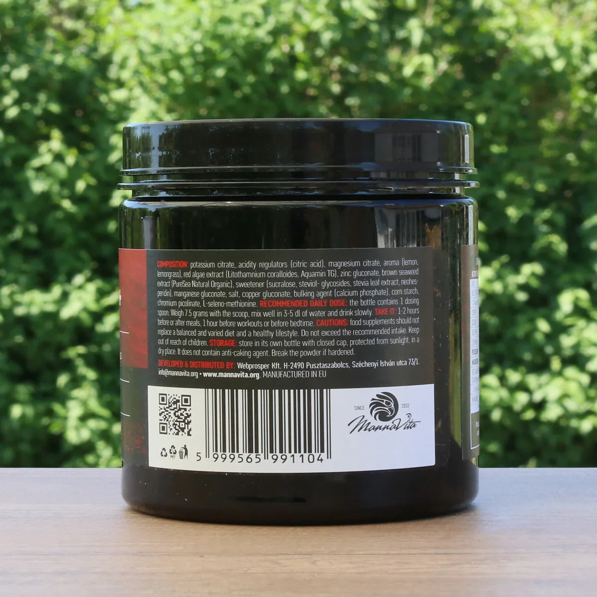 ElektronyK+ electrolyte powder • 1000 mg potassium • SWEET, 346g - Mannavita