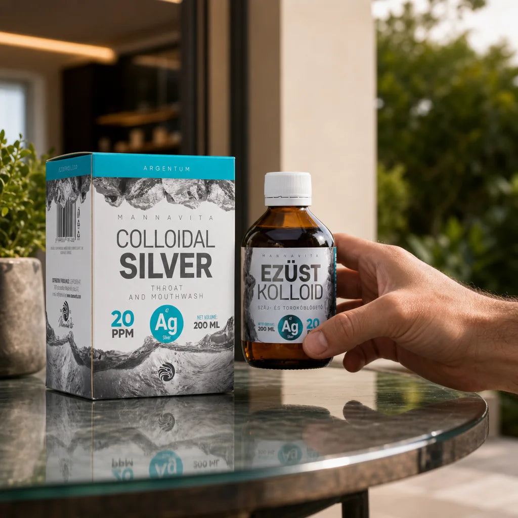 Mannavita Colloïdaal Zilver 20 PPM • 200 ml