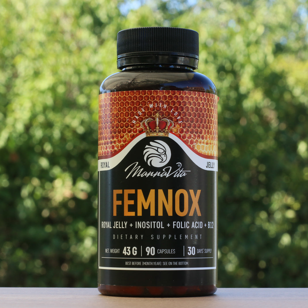FEMNOX Royal Jelly + Inositol + Foliumzuur + B12-complex • 90 capsules