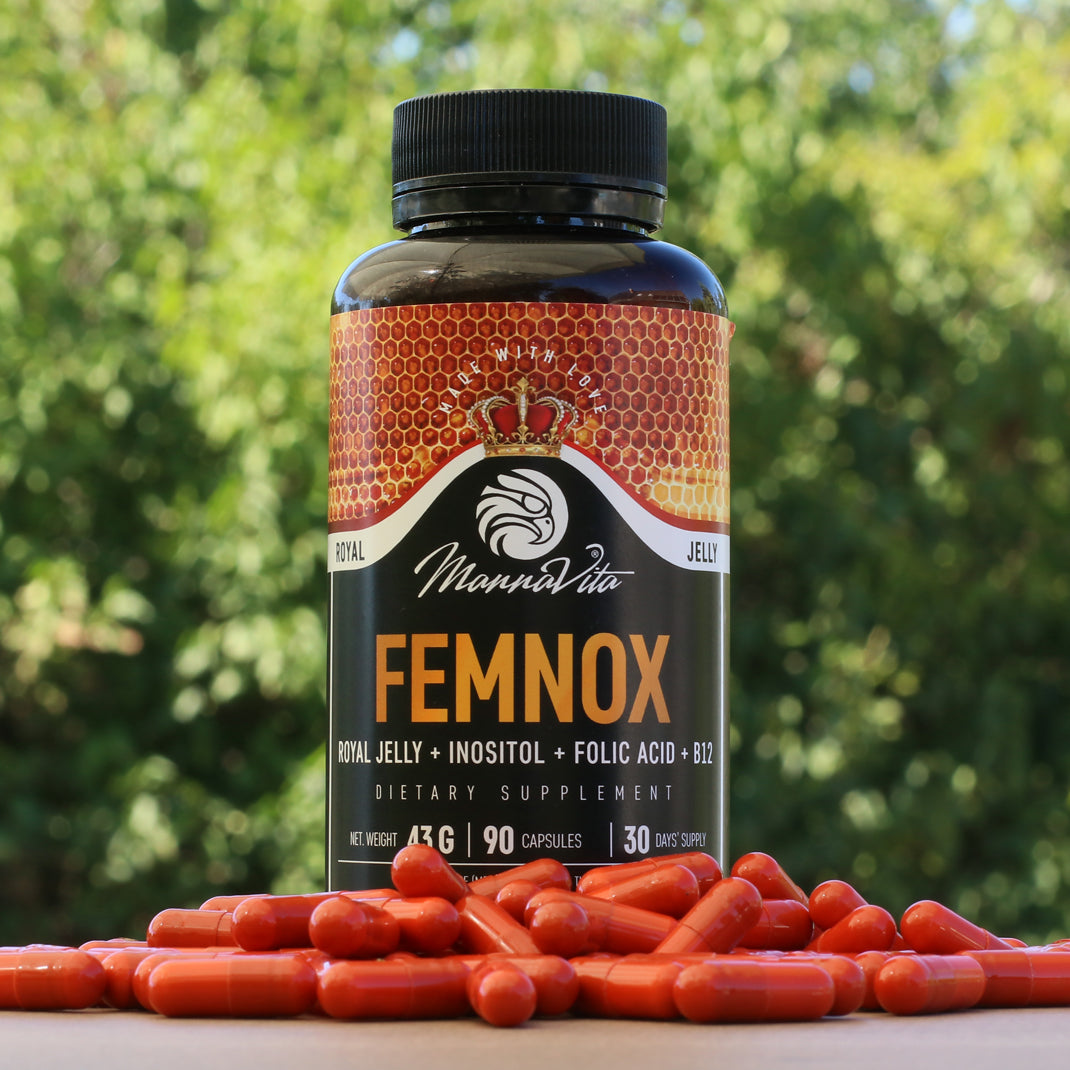 FEMNOX Royal Jelly + Inositol + Foliumzuur + B12-complex • 90 capsules