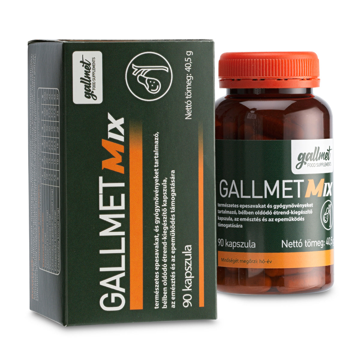 Gallmet Mix galzuur + kruidencapsule • 90 st.