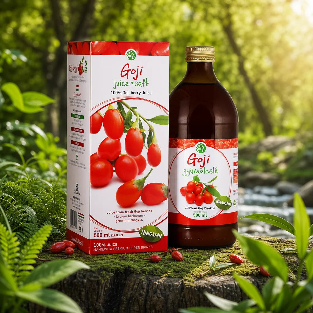 Mannavita Goji Bes, 100% puur geperst sap • 500 ml