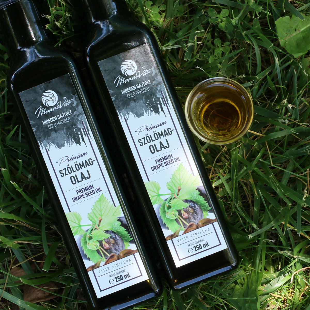 Mannavita Hongaarse koudgeperste druivenpitolie • 250 ml