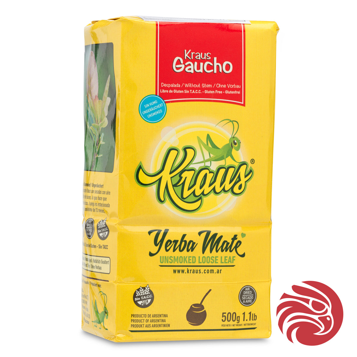 Kraus yerba mate • Gaucho, sin palo - Zonder stelen • 500 g