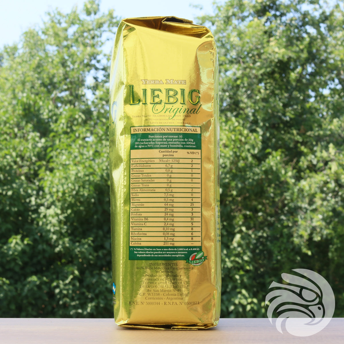 Liebig Original yerba mate-thee • Met stelen bereid • 500 g