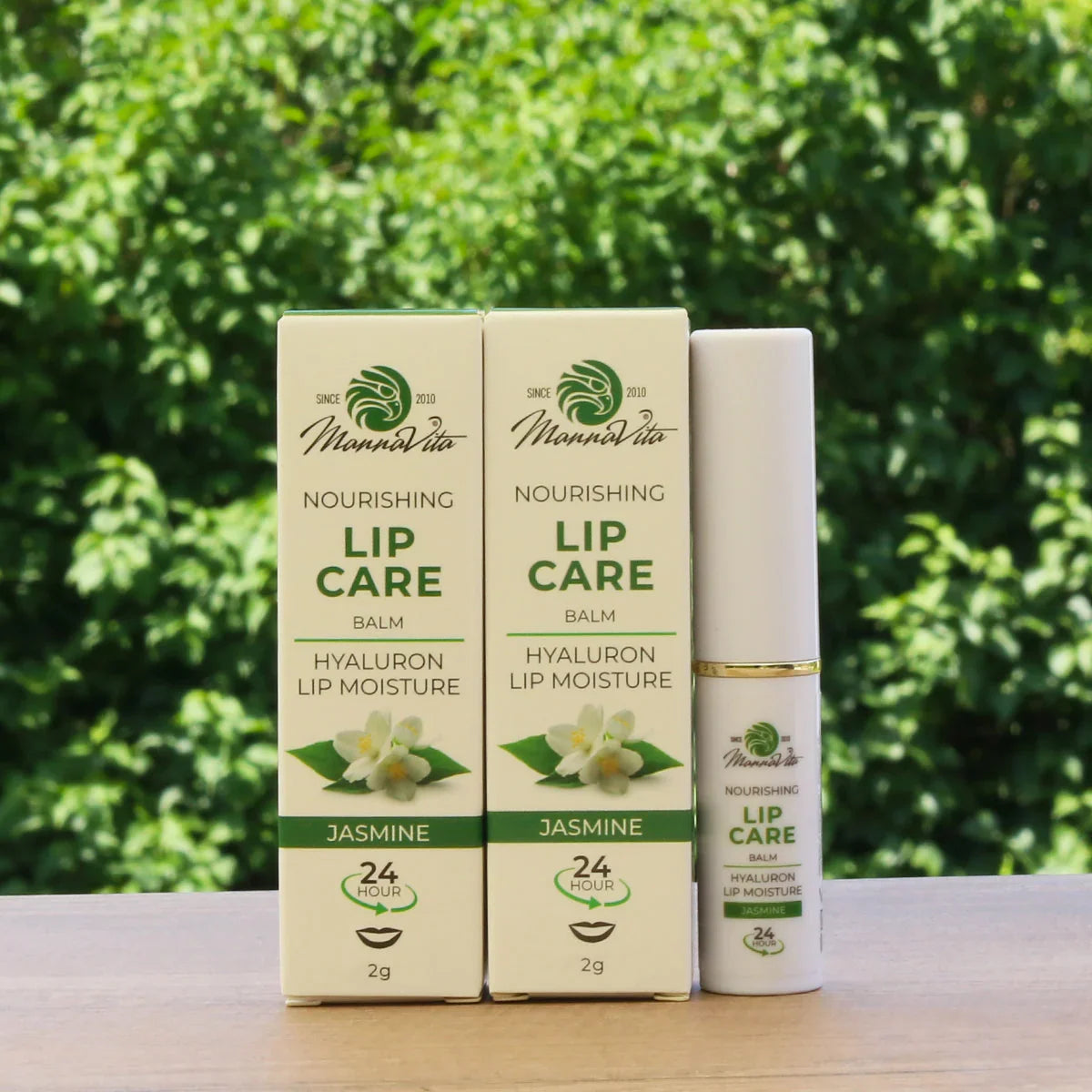 Mannavita Lip Balm with Hyaluronic Acid • Deep-nourishing • JASMINE - Mannavita