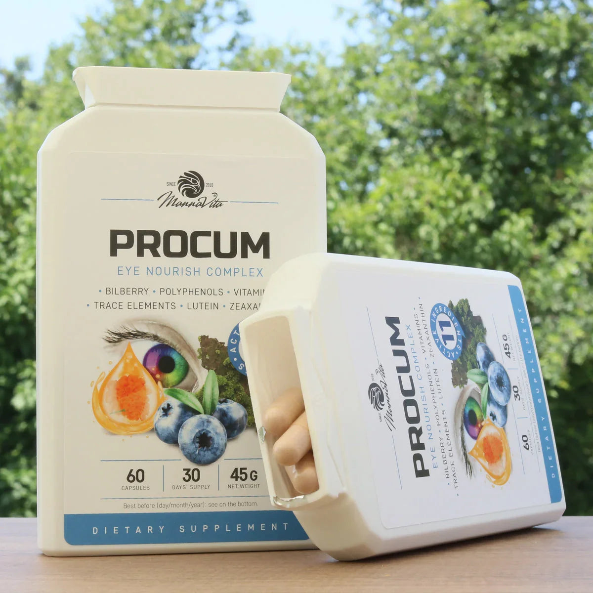 PrOcum Eye strengthening complex • 60 capsules - Mannavita