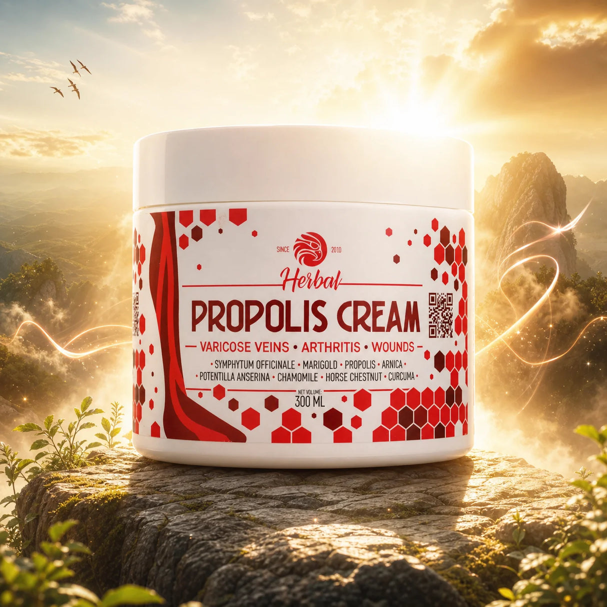 Mannavita Propolis Crème met Kruiden • 300 ml
