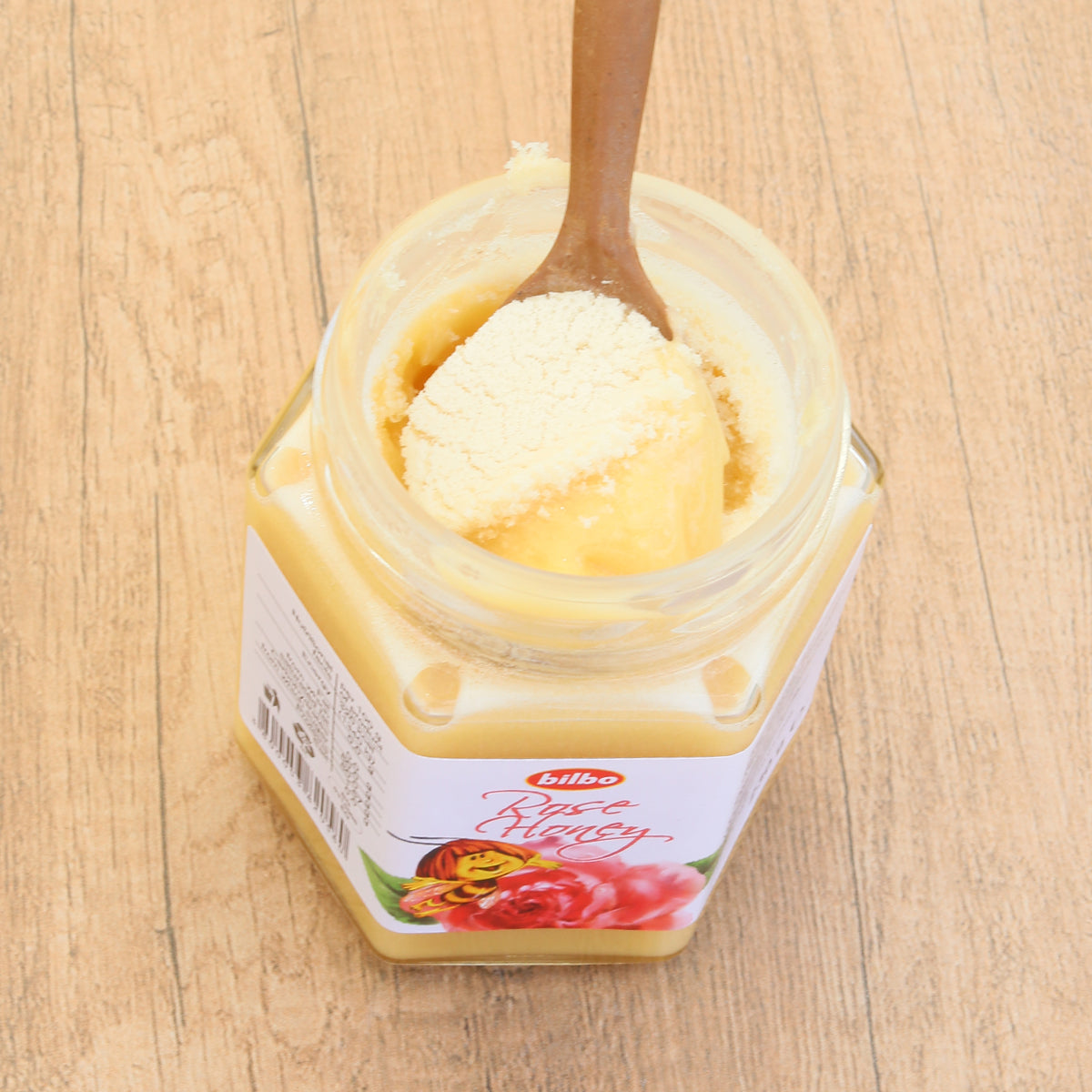 Bilbo rauwe rozenhoning • 230 g