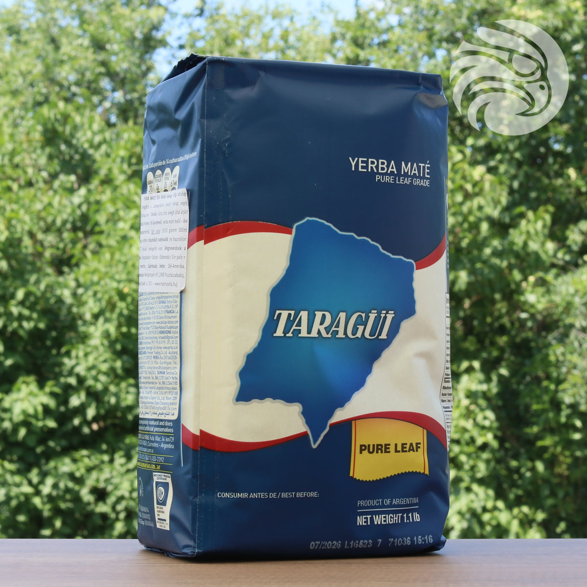 Taragüi yerba matéthee • Pure bladeren - Sin palo • 500 g