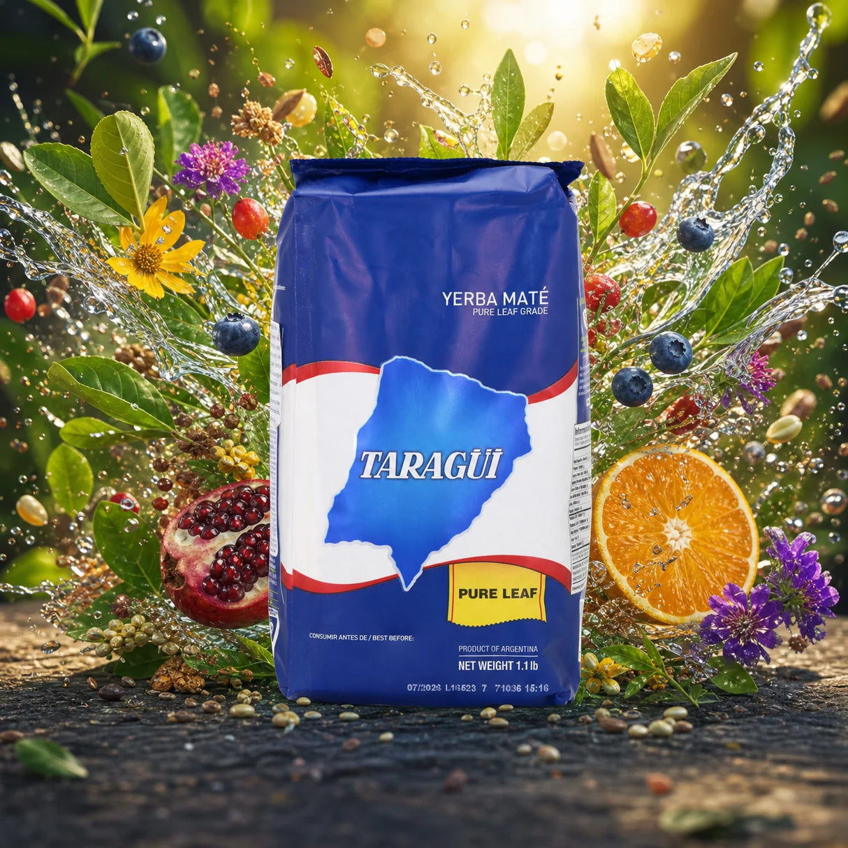 Taragüi yerba matéthee • Pure bladeren - Sin palo • 500 g