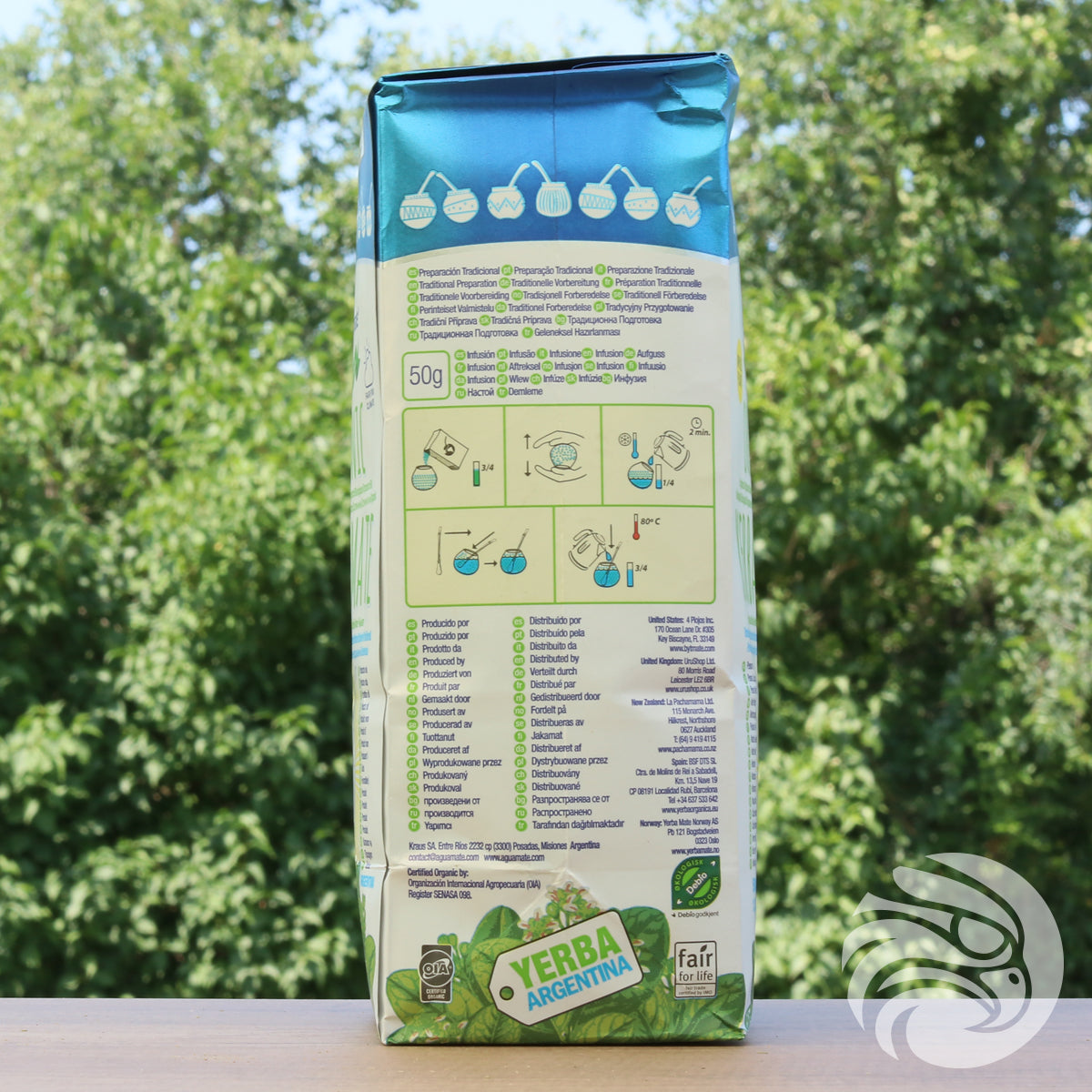 Aguamate Biologische yerba mate • Met stelen • 500 g