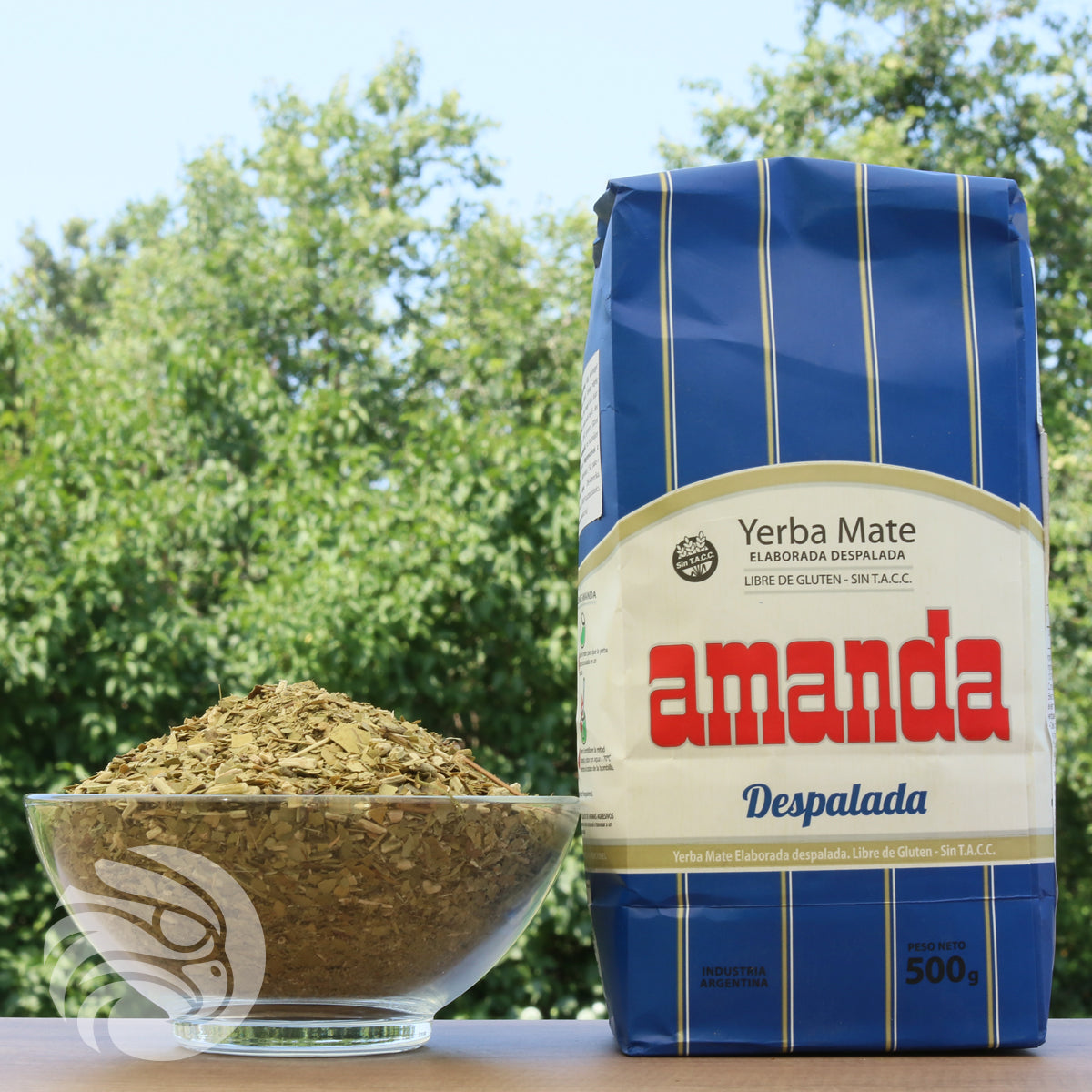 Amanda yerba mate-thee • Zonder stelen - Sin palo • 500 g