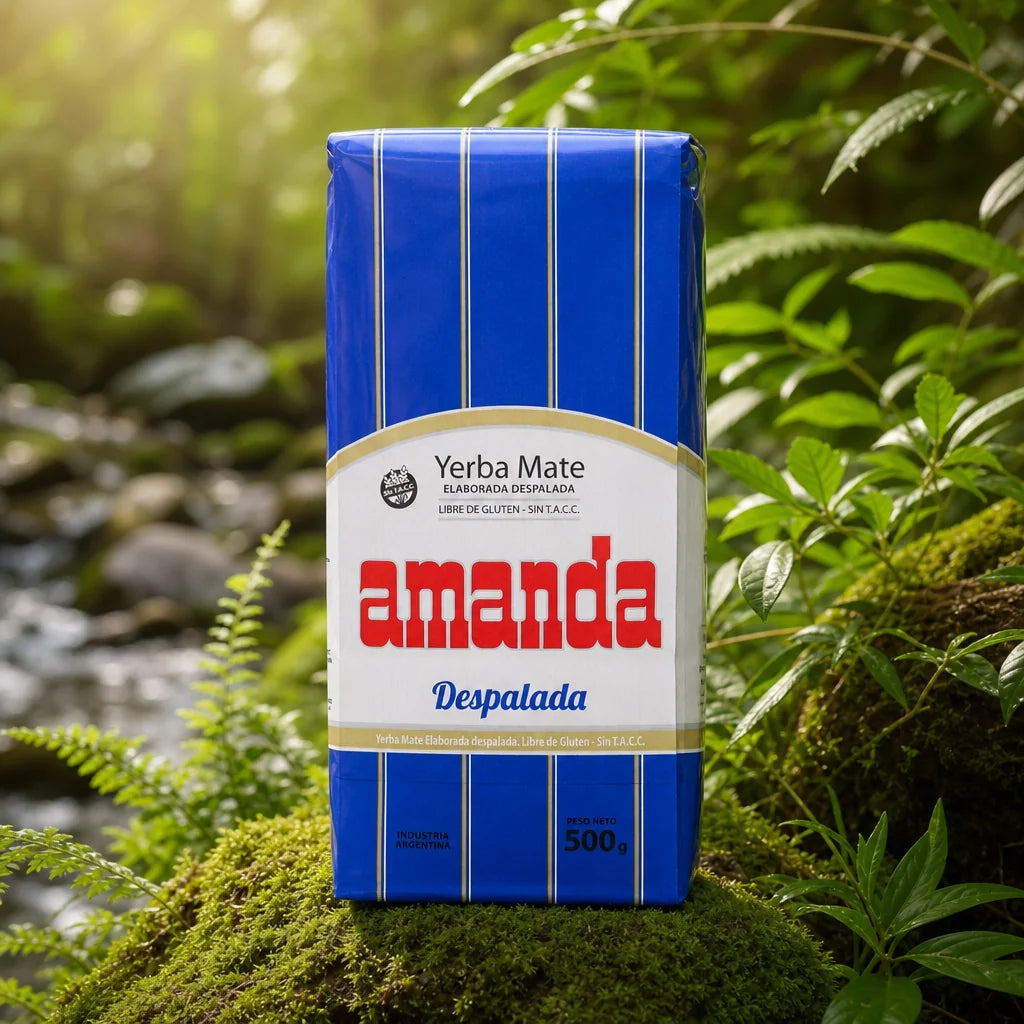 Amanda yerba mate-thee • Zonder stelen - Sin palo • 500 g