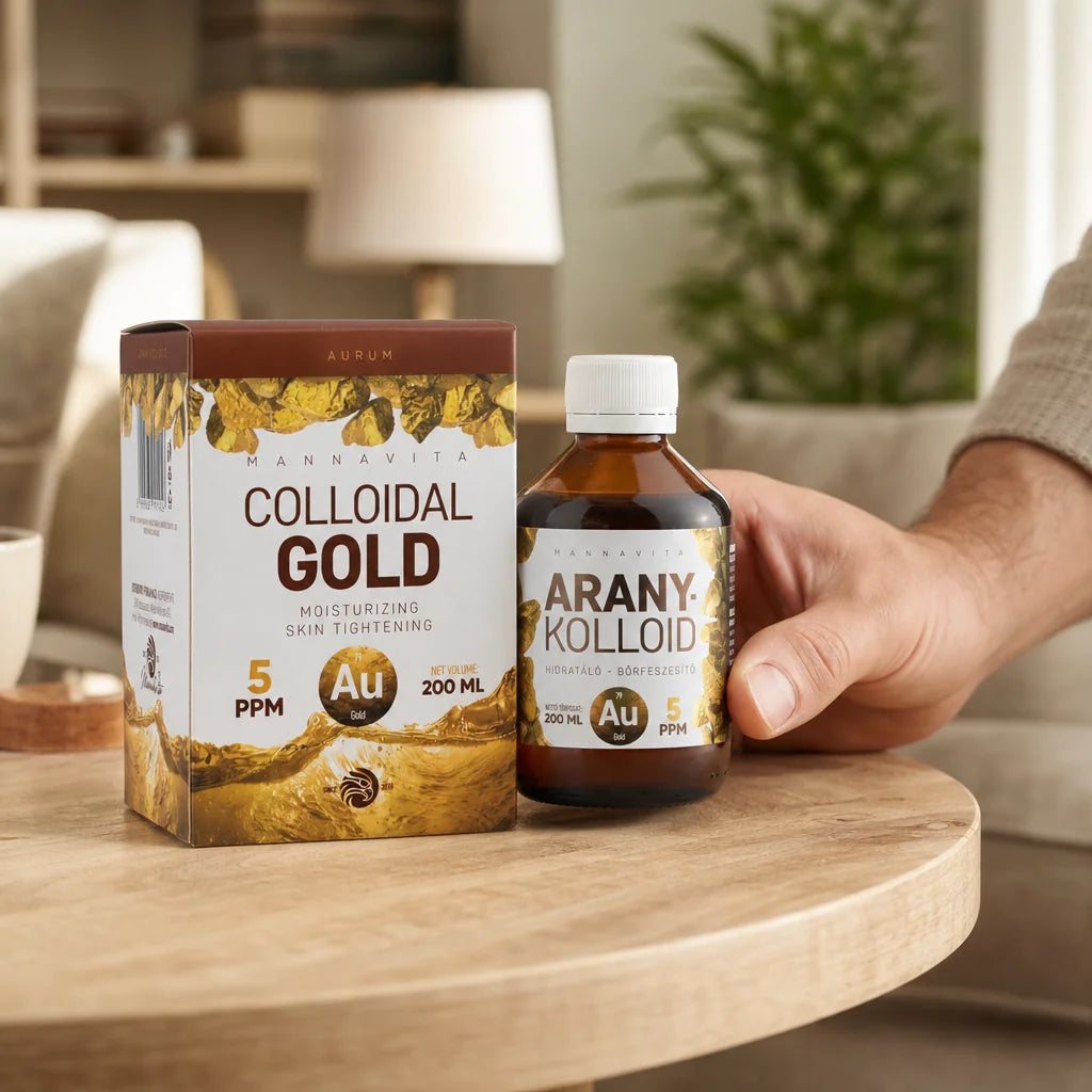 Mannavita Colloïdaal Goud 5 PPM • 200 ml