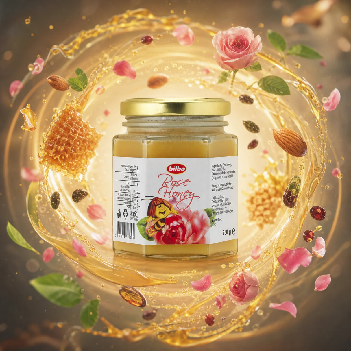 Bilbo rauwe lavendelhoning • 250 g