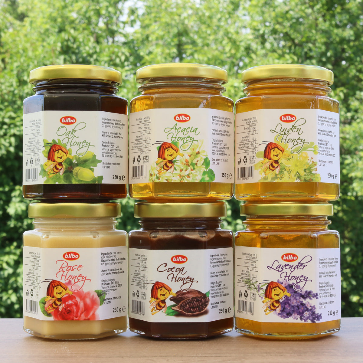 Bilbo rauwe Acaciahoning • 250 g