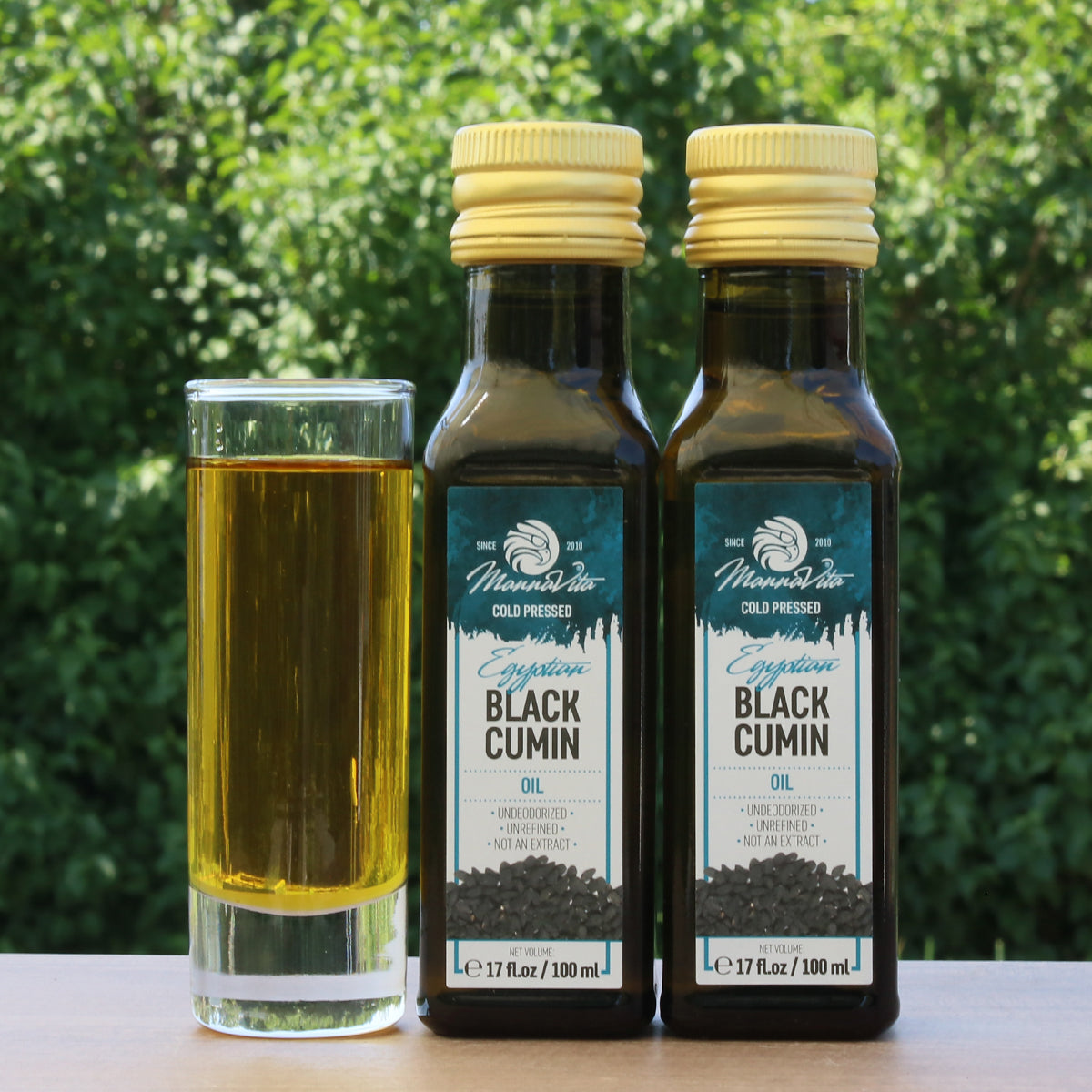 Mannavita koudgeperste zwarte komijnzaadolie • 100 ml