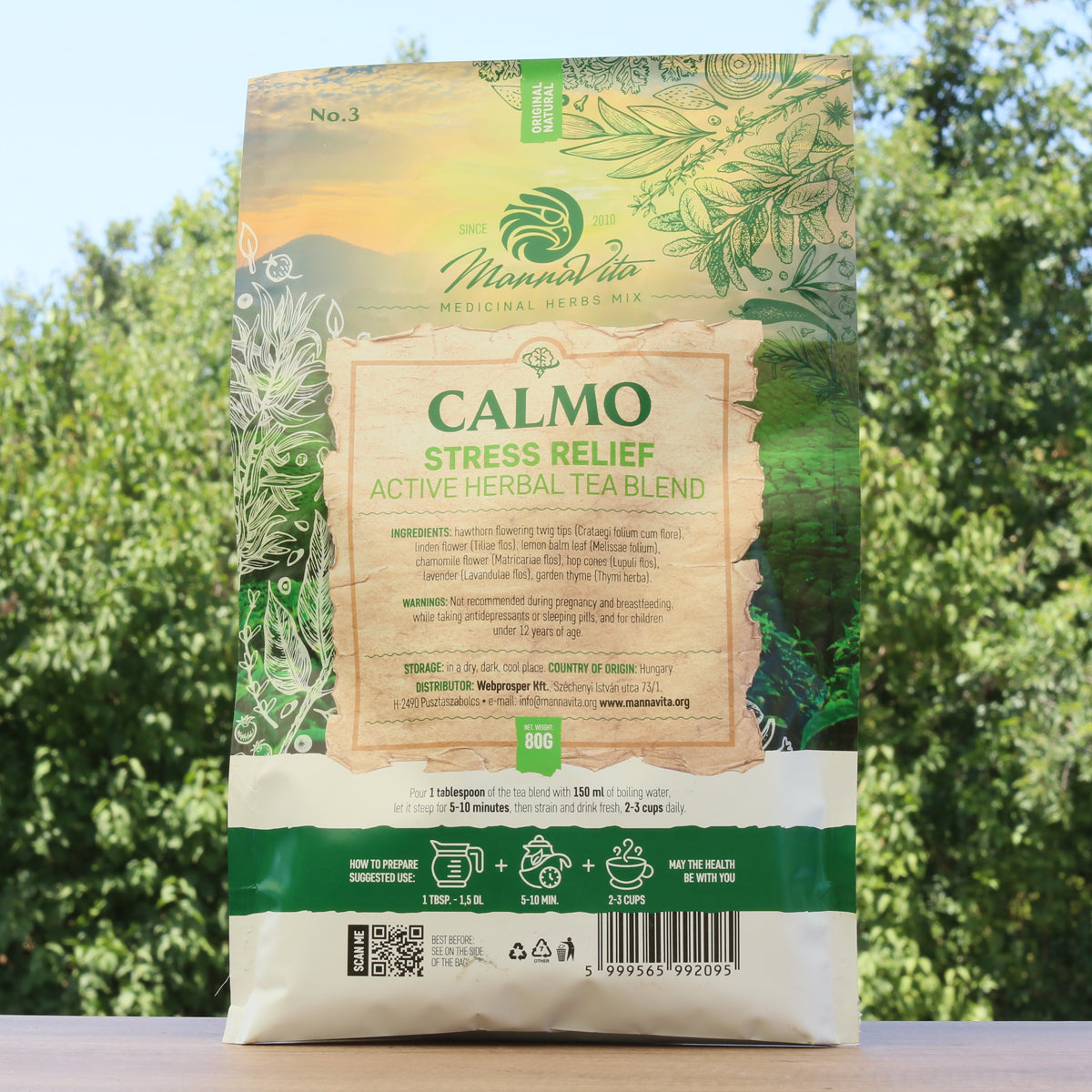 CALMO Actieve kruidenmelange voor stressverlichting • 80g