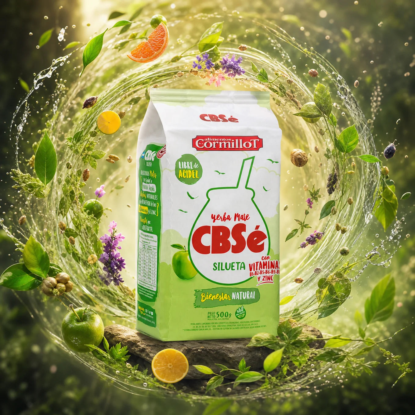 CBSé yerba mate-thee • Bosvruchten • 500 g