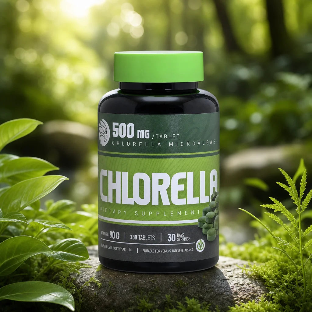Mannavita Chlorella 500 mg tabletten • 180 st.
