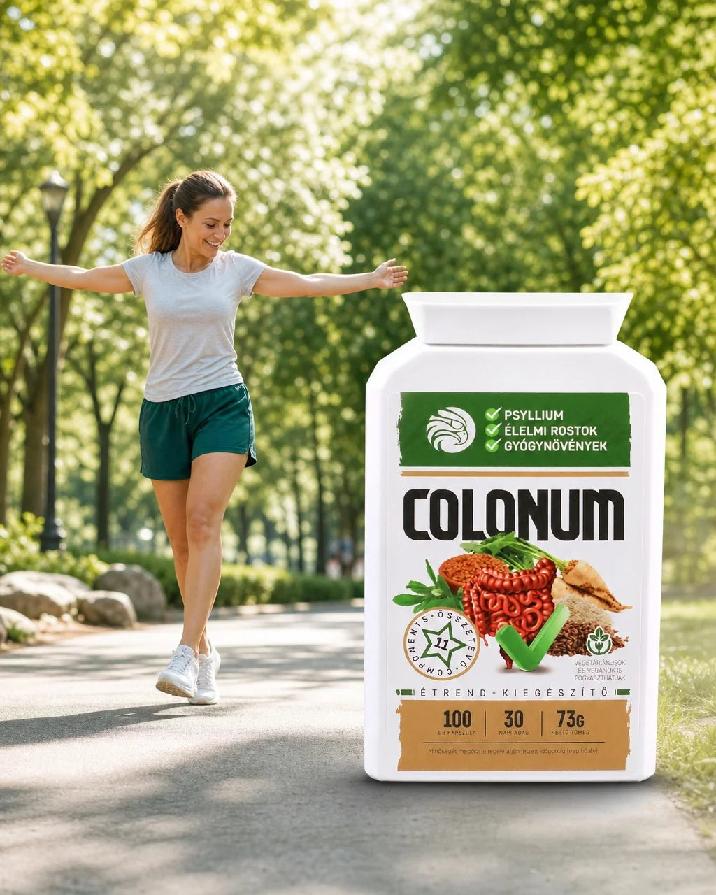 COLONUM darmreiniging & darmherstel capsules • 100 capsules