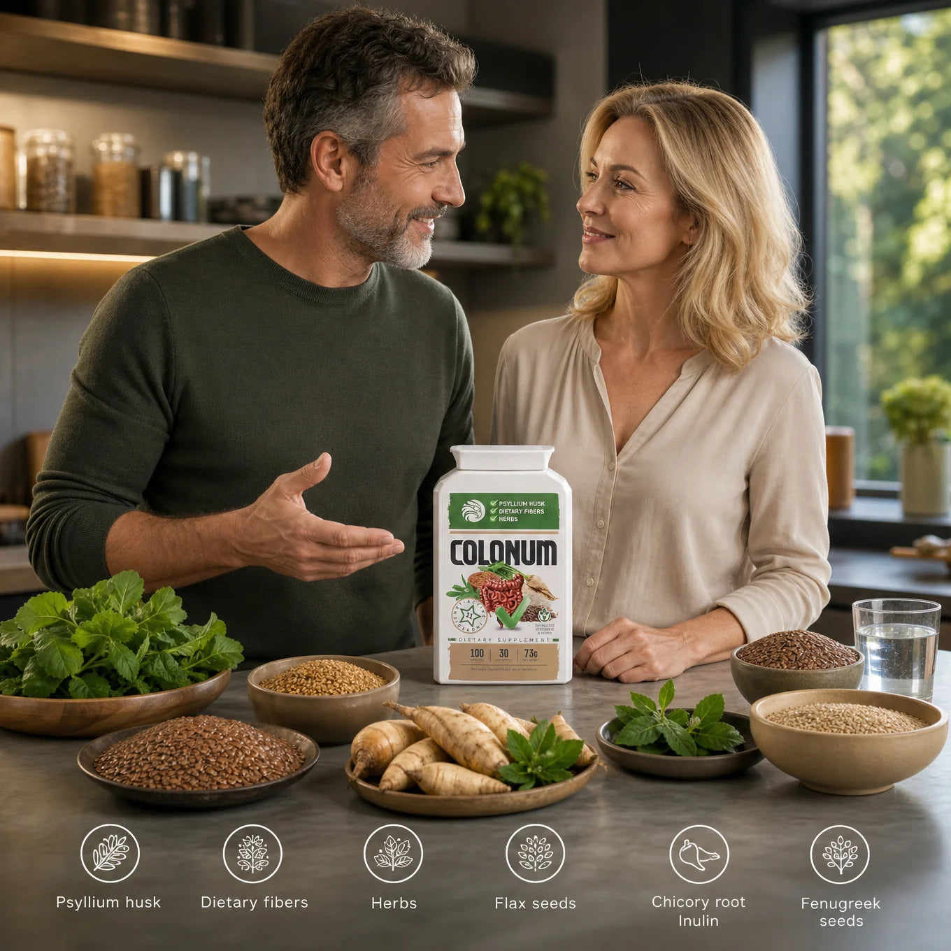 COLONUM darmreiniging & darmherstel capsules • 100 capsules