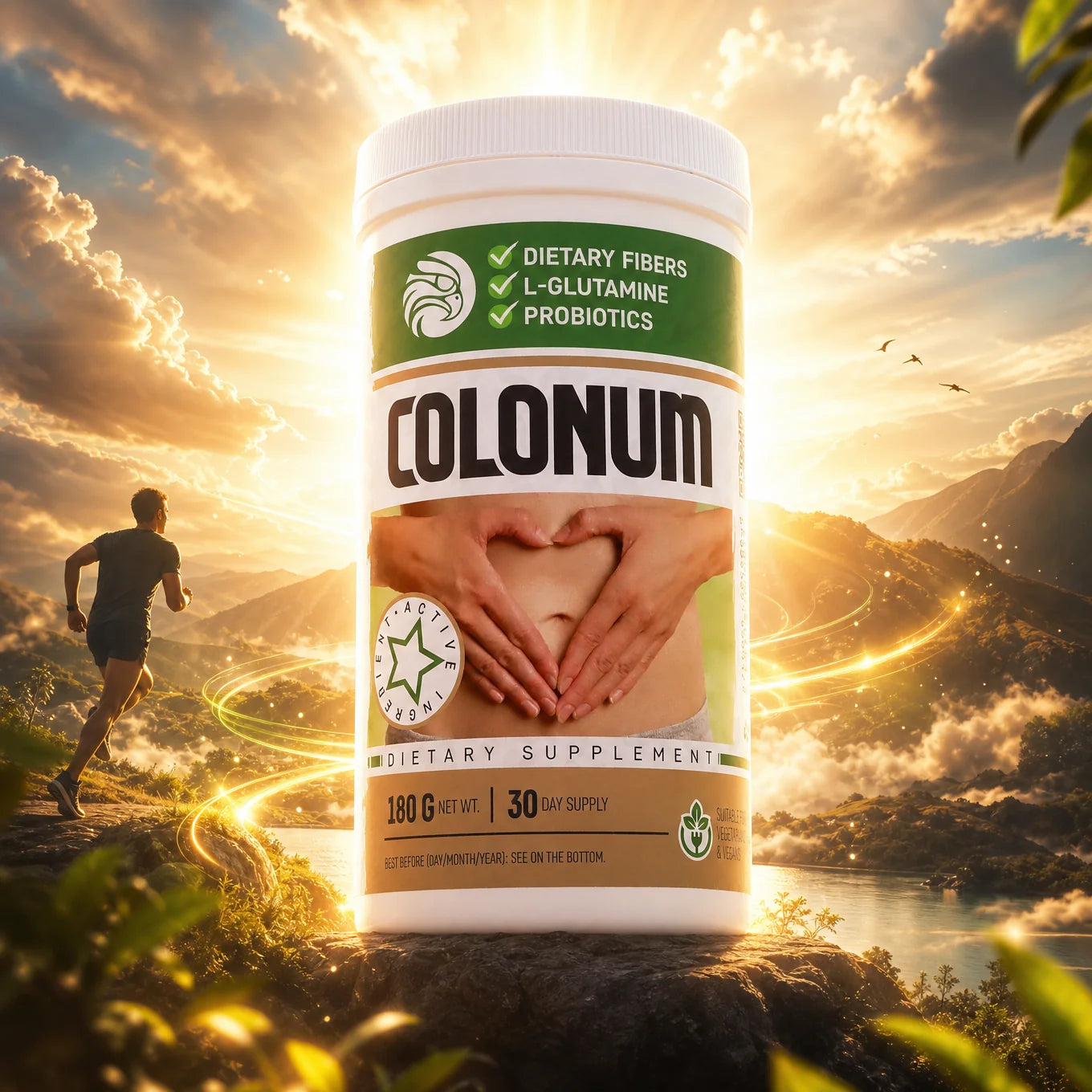 COLONUM darmreiniging & darmherstel poeder • 180g