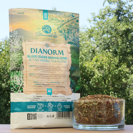 DIANORM bloedsuiker-normaliserende actieve kruidentheemelange • 80g