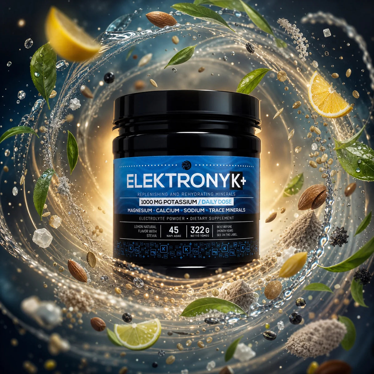 ElektronyK+ elektrolytenpoeder, met 1000 mg kalium • 322g