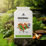 ENZIMA+ complex van spijsverteringsenzymen, met Betain HCL • 90 capsules