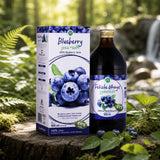 Mannavita Blauwe Bessensap, 100% puur geperst • 500 ml