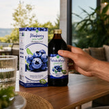 Mannavita Blauwe Bessensap, 100% puur geperst • 500 ml