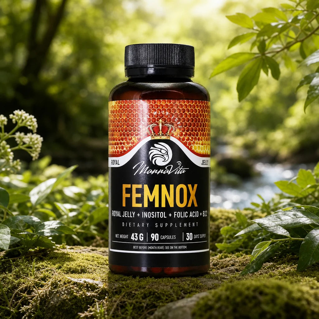 FEMNOX Royal Jelly + Inositol + Foliumzuur + B12-complex • 90 capsules