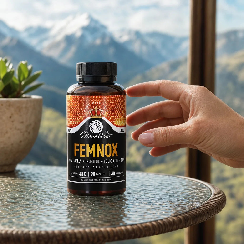 FEMNOX Royal Jelly + Inositol + Foliumzuur + B12-complex • 90 capsules