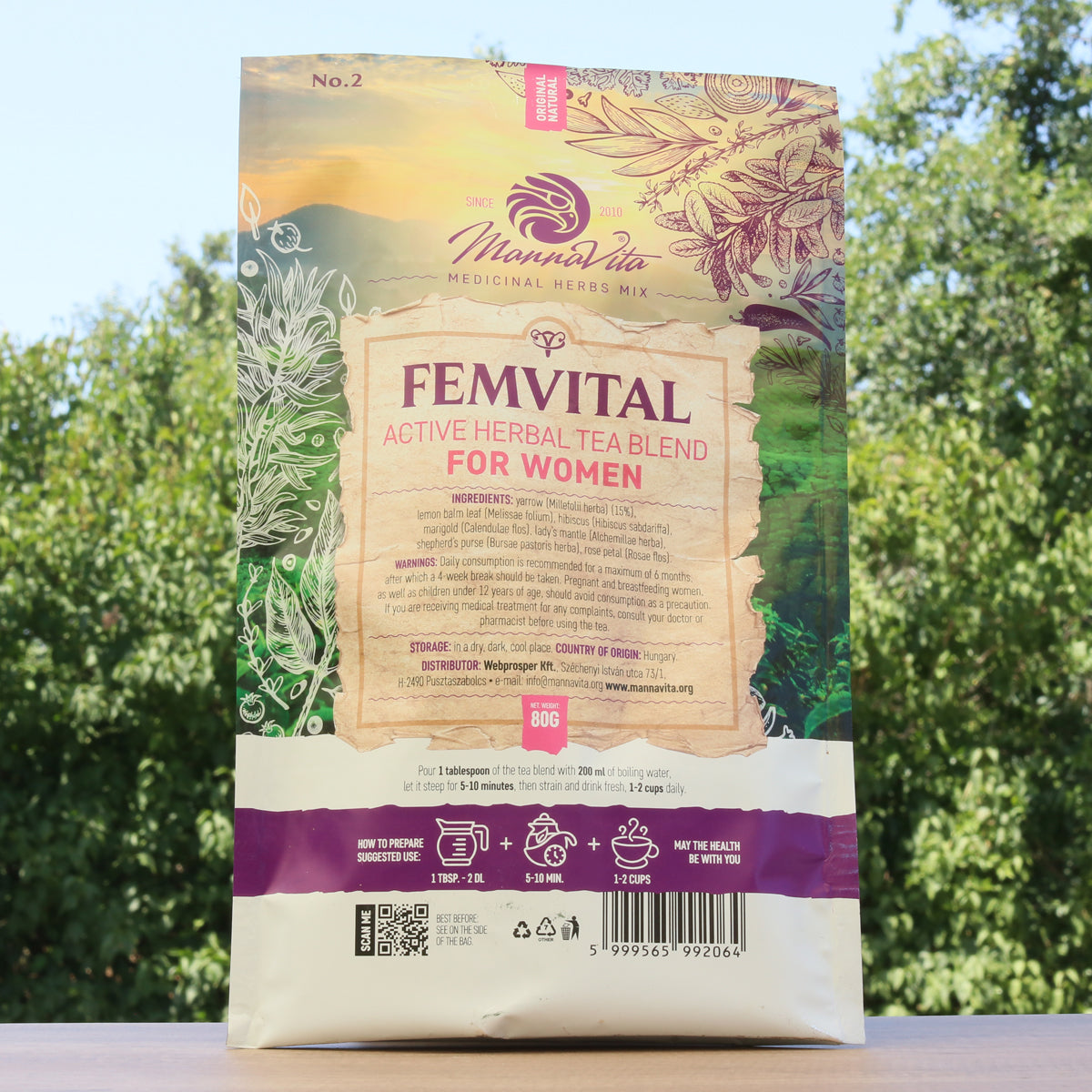 FEMVITAL actieve kruiden-theemelange voor vrouwen • 80g