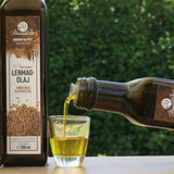 Mannavita Hongaarse koudgeperste lijnzaadolie • 250 ml