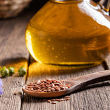 Mannavita Hongaarse koudgeperste lijnzaadolie • 250 ml